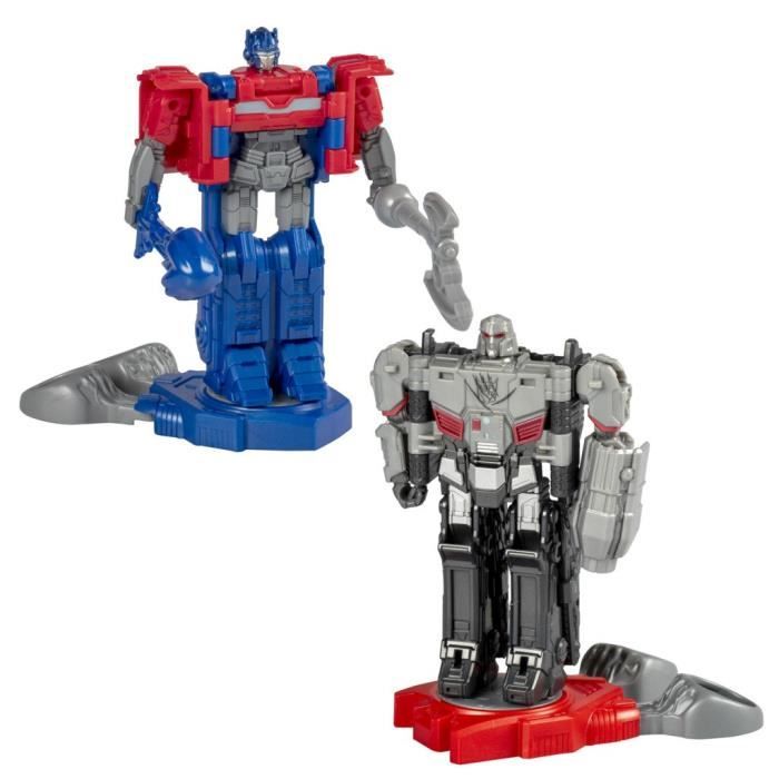 Pack de 2 figurines Optimus Prime (Orion Pax) et Megatron (D-16) de 11 cm jouets des 6 ans Transformers One Robot