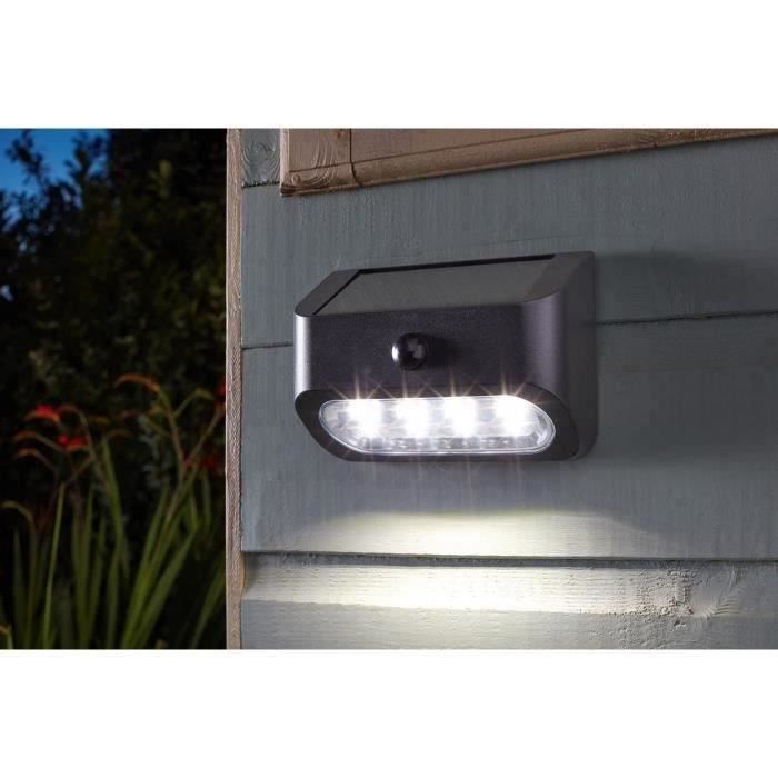 Pack de 2 Spots Solaires Sentinel Smart Garden - 50 Lumens - Gris Anthracite SMART GARDEN