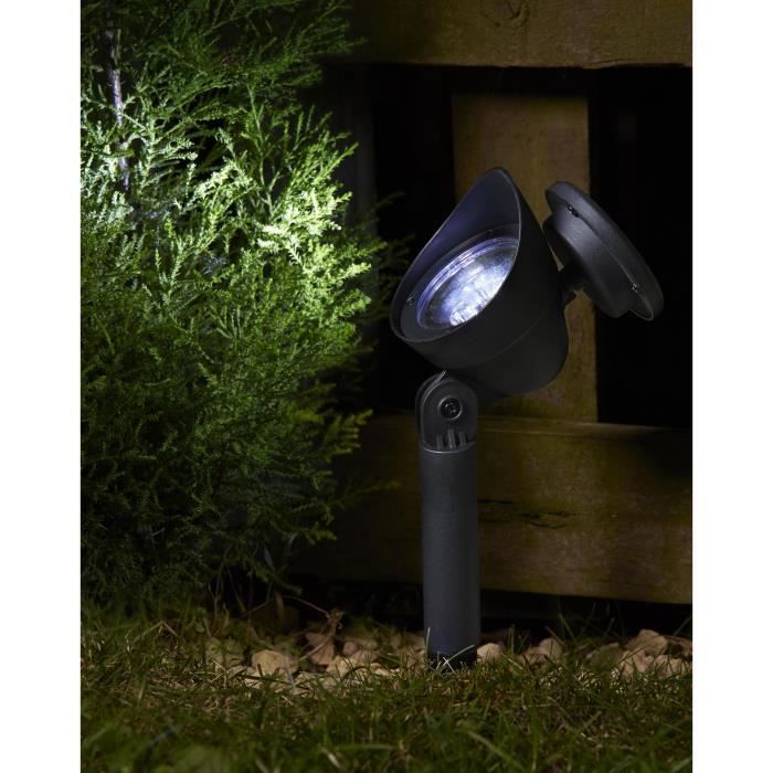 Pack de 4 spots solaires Prima SMART GARDEN - Lumiere directionnelle de 3 lumens SMART GARDEN