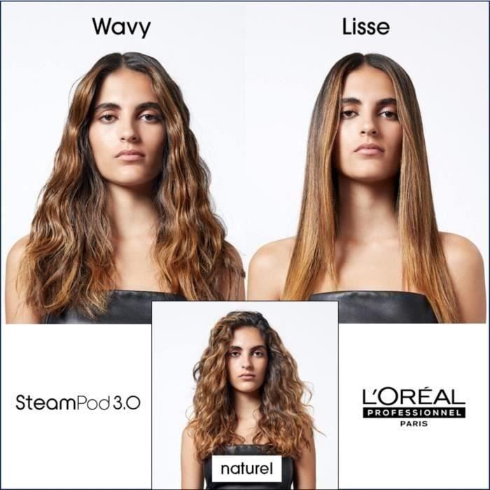 Pack Steampod 3.0 - L’Oréal Professionnel - UFR10011 - Lisseur vapeur professionnel 2 en 1 - Sérum - Soin