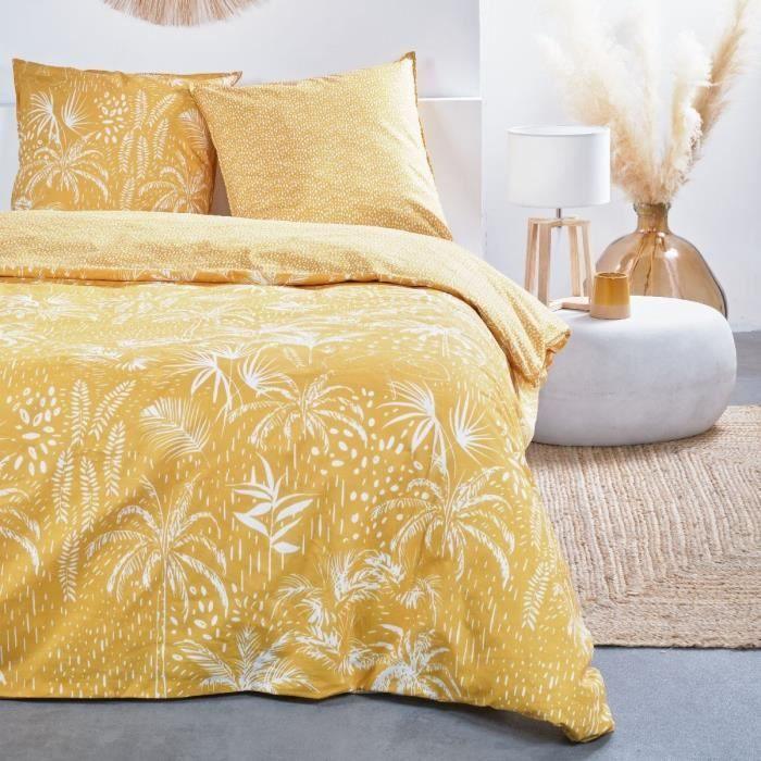 Parure de lit - TODAY - Sunshine - 116458 - 2 personnes - 220x240 cm - Coton - Imprimé 9.16 - Paloma Tech