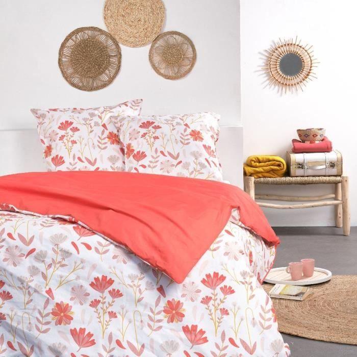 Parure de lit - TODAY - Sunshine - 119464 - 2 personnes - 260x240cm - Coton - Imprimé 11.43 - Paloma Tech