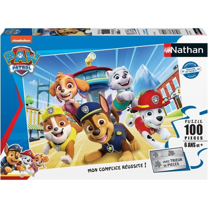 PAT PATROUILLE - Puzzle 100 pieces - Les aventures de la Pat’Patrouille - Nathan