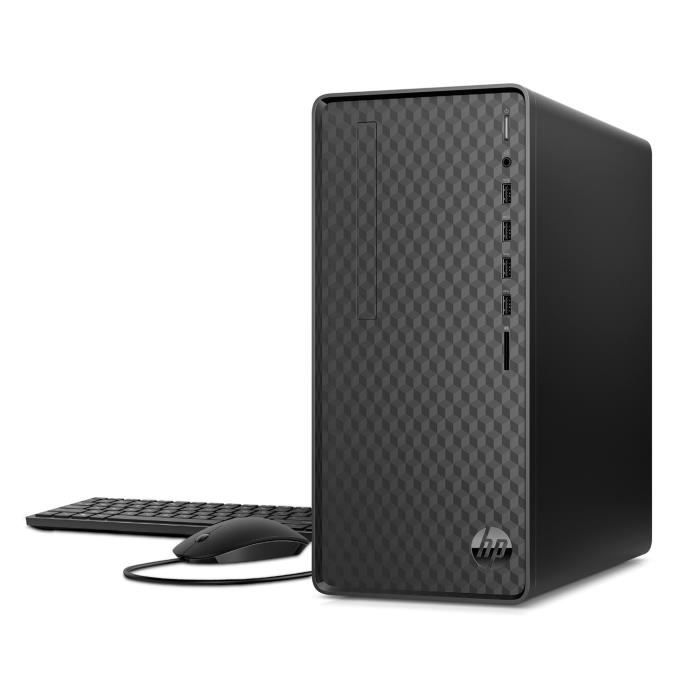 PC de bureau HP M01-F2246nf - Core i5-12400 - RAM 8Go - Stockage 512Go SSD - Windows 11 - Clavier & souris filaires