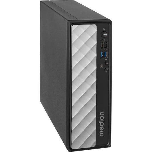 PC de Bureau - MEDION - T80 MD35423 - i5-12450H 2,0Ghz - RAM 16Go - SSD 512 Go - Carte graphique intégrée - Win 11