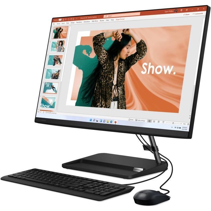 PC de Bureau Tout-en-un - LENOVO IdeaCentre 3 27IAP7 - 27 FHD - Intel Core i7 13620H - 16Go RAM - 1 To SSD