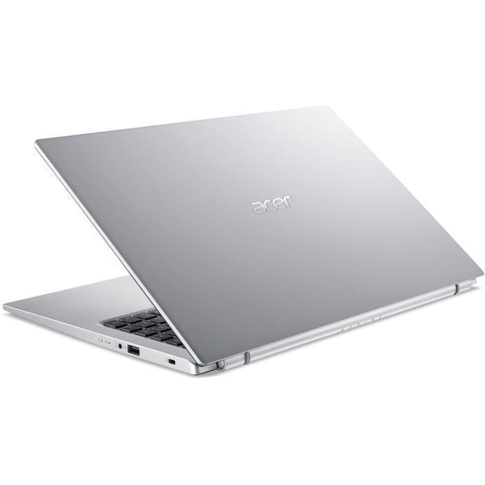 PC Portable - ACER - Aspire A315-58-39Q6 - 15,6’’ FHD - Intel Core i3-1115G4 - RAM 8Go - Stockage 256 Go SSD