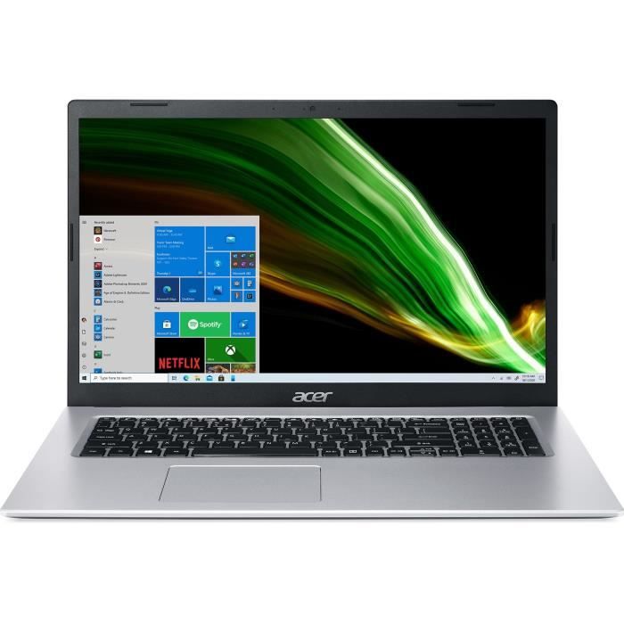 PC Portable - ACER - Aspire A317-53-37XS - 17,3’’ FHD IPS - Intel Core i3-1115G4 - RAM 16 Go - Stockage 512Go SSD