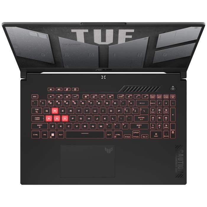 PC Portable Gamer ASUS TUF Gaming A17 | 17,3 FHD 144Hz - RTX 4060 8Go - AMD Ryzen 5 7535HS - RAM 16Go - 512Go SSD - Win