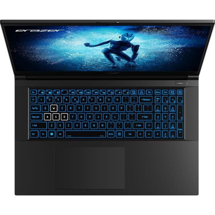 PC portable Gamer - ERAZER - DEFENDER P50 MD62596 - 17,3 FHD - 144 Hz - I5-12450H - RAM 16Go - SSD 512Go - RTX4060