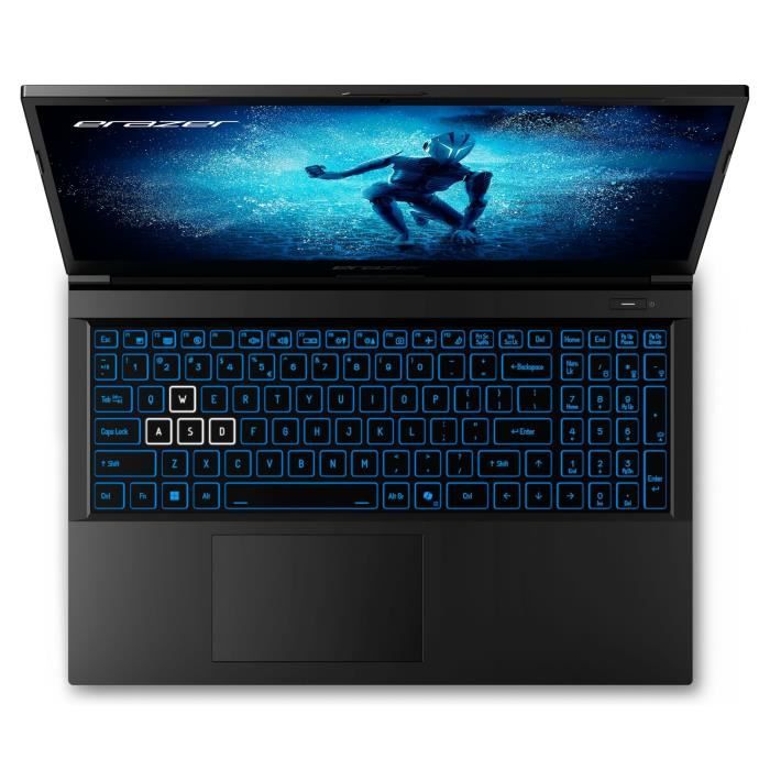 PC portable Gamer- ERAZER- Deputy P60i- 15,6 FHD 144Hz- Core i5-12450H- RAM 16Go- SSD 512Go- RTX 4060- AZERTY- Livré