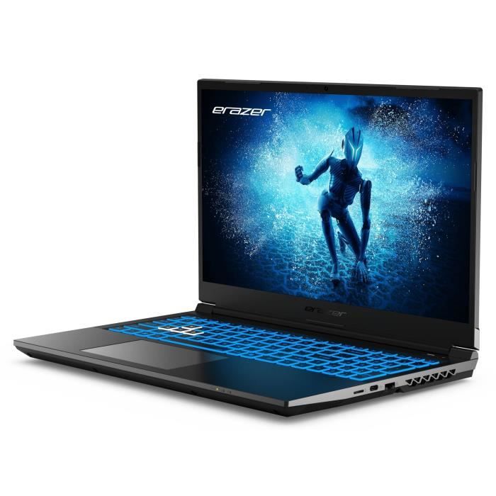 PC portable Gamer- ERAZER- Deputy P60i- 15,6 FHD 144Hz- Core i5-12450H- RAM 16Go- SSD 512Go- RTX 4060- AZERTY- Livré