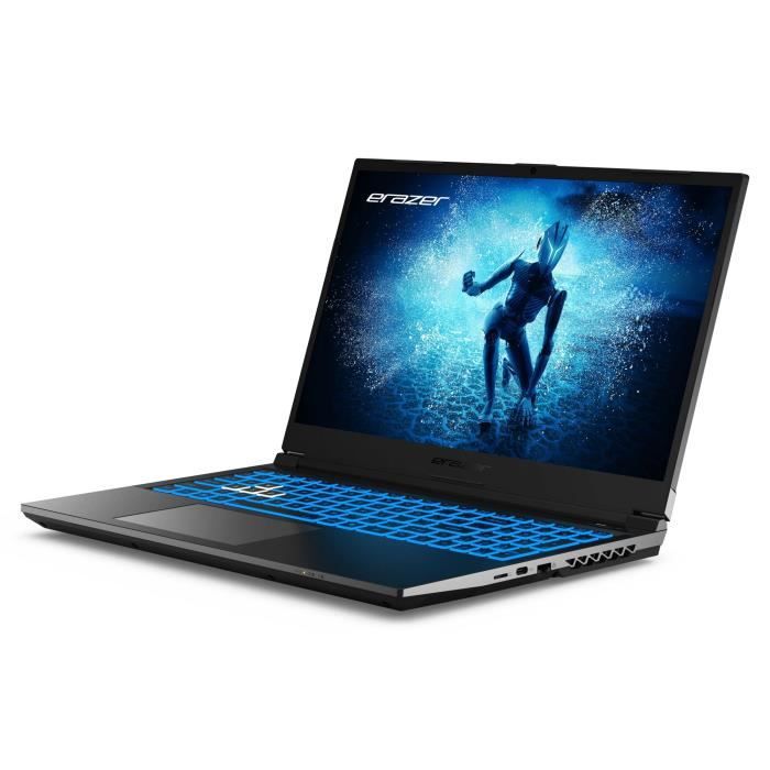 PC portable Gamer- ERAZER- Deputy P60i- 15,6 FHD 144Hz- Core i5-12450H- RAM 16Go- SSD 512Go- RTX 4060- AZERTY- Livré