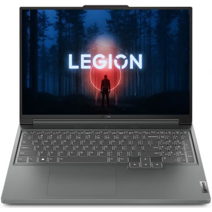 PC Portable Gamer LENOVO Legion Slim 5 16APH8 RTX 4060 8GB 16WQXGA 165Hz Ryzen 7 7840HS RAM 16Go 512Go SSD Sans OS