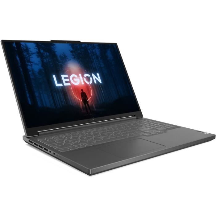 PC Portable Gamer LENOVO Legion Slim 5 16APH8 RTX 4060 8GB 16WQXGA 165Hz Ryzen 7 7840HS RAM 16Go 512Go SSD Sans OS