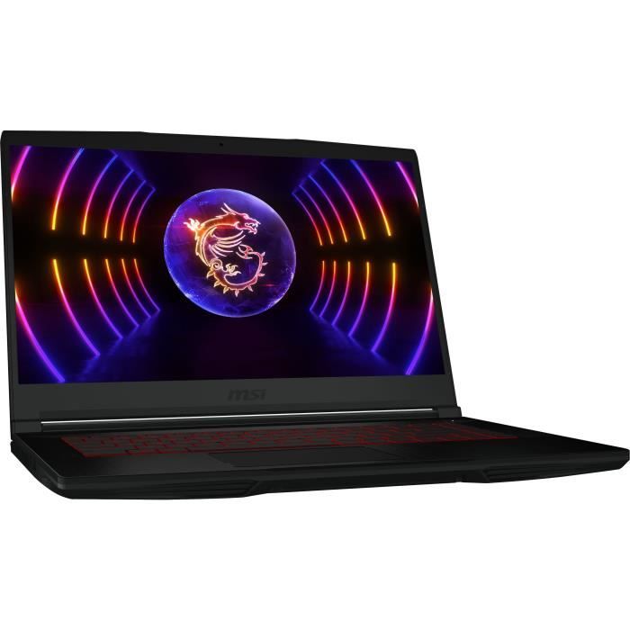 PC Portable Gamer - MSI GF63 Thin 12VF-883XFR - 15.6 FHD 144Hz - Core i5 12450H -RAM 16 Go -512 Go SSD -RTX 4060 8Go