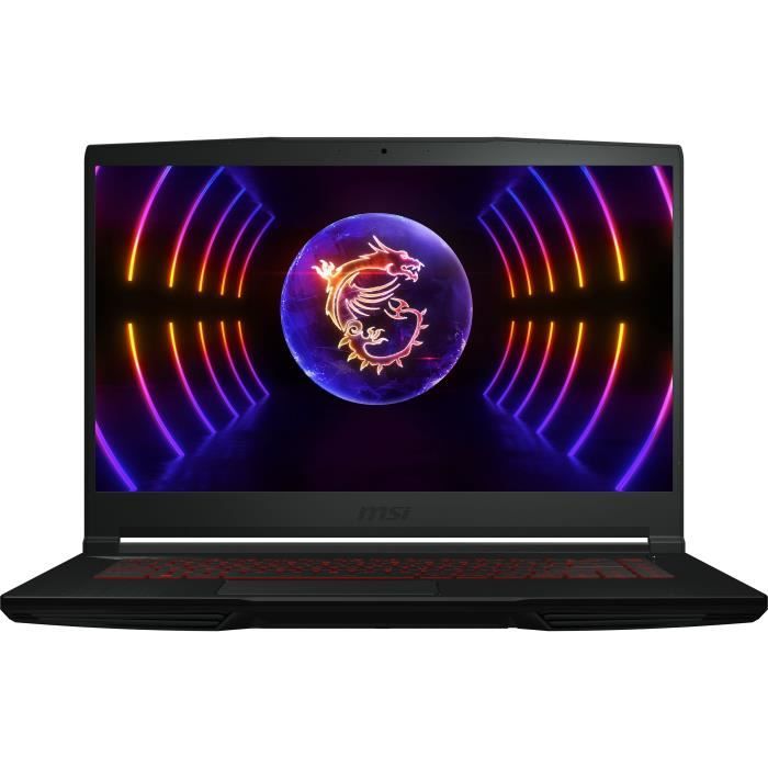 PC Portable Gamer - MSI GF63 Thin 12VF-883XFR - 15.6 FHD 144Hz - Core i5 12450H -RAM 16 Go -512 Go SSD -RTX 4060 8Go