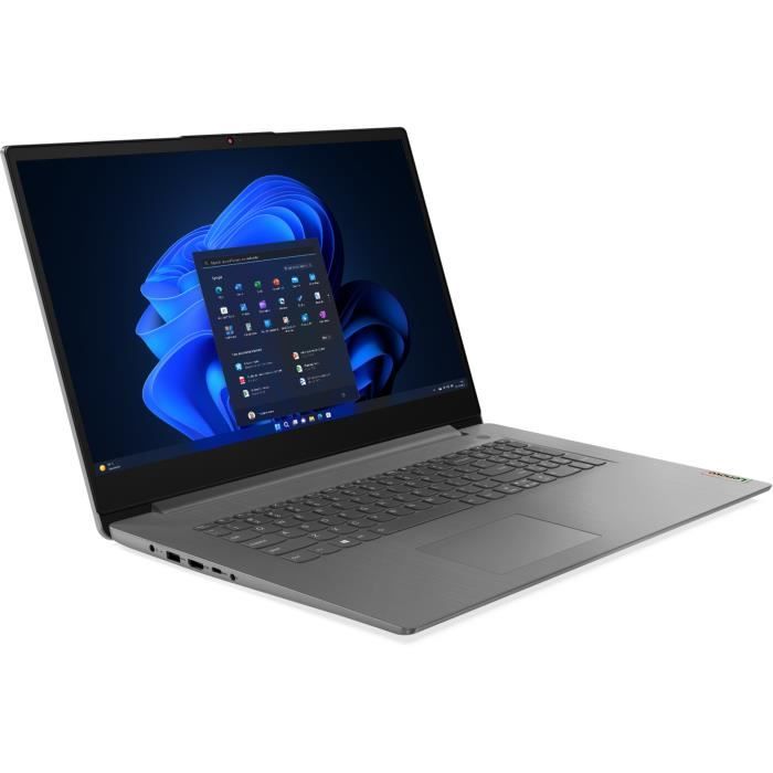 PC Portable LENOVO Ideapad 3 17ALC6 | 17’’ HD + - AMD R7-5700U - RAM 12Go - SSD 512Go - Windows 11 - AZERTY