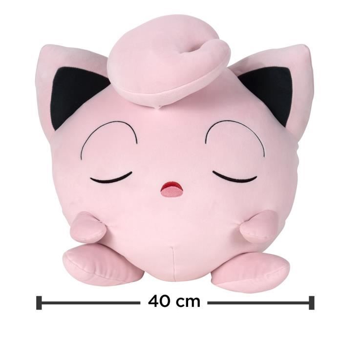 Peluche - BANDAI - Pokémon Rondoudou (Jigglypuff) - 40 cm douce et moelleuse