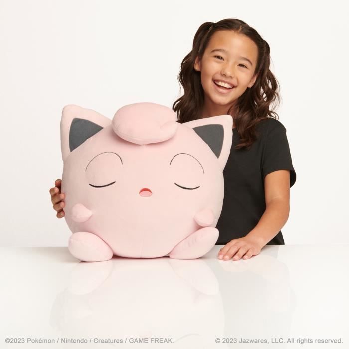 Peluche - BANDAI - Pokémon Rondoudou (Jigglypuff) - 40 cm douce et moelleuse