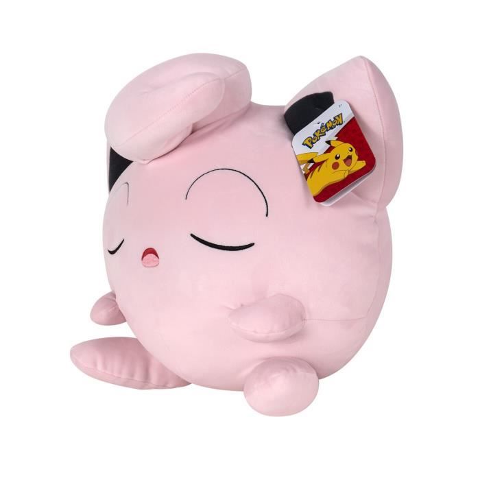 Peluche - BANDAI - Pokémon Rondoudou (Jigglypuff) - 40 cm douce et moelleuse