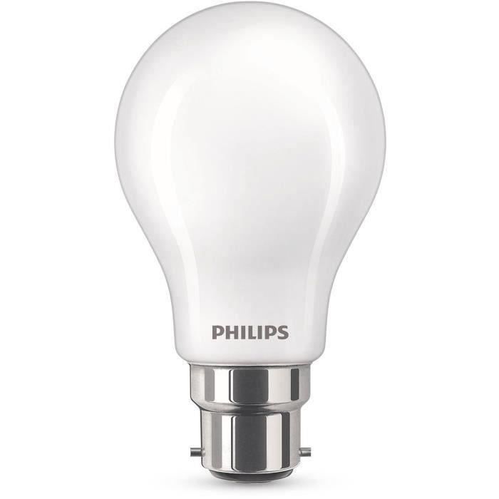 Philips ampoule LED Equivalent 40W B22 Blanc chaud non dimmable verre