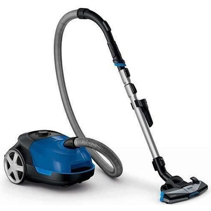 PHILIPS FC8575/09 Aspirateur avec sac Performer Active - 900W - 77 dB - 4l de réservoir - Bleu foncé