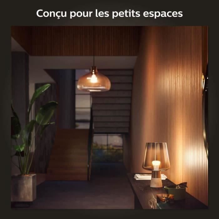 Philips Hue White ampoule LED connectée E27 équivalent 60W 800 lumen compatible Bluetooth Pack de 4