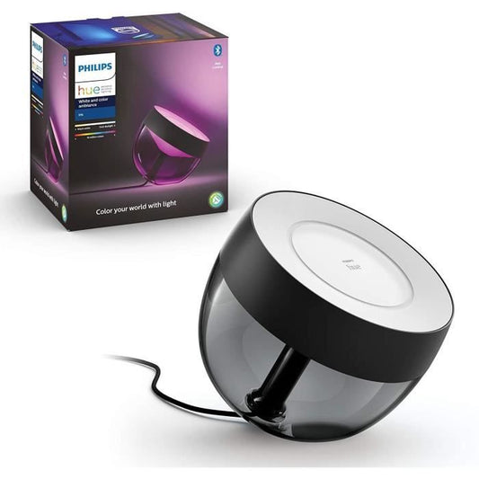 Philips Hue White & Color Ambiance lampe Iris compatible Bluetooth Noir fonctionne avec Alexa Google Assistant et Apple