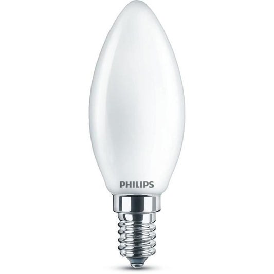 PHILIPS LED Classic 40W Flamme E14 Blanc Chaud Dépolie Non Dimmable