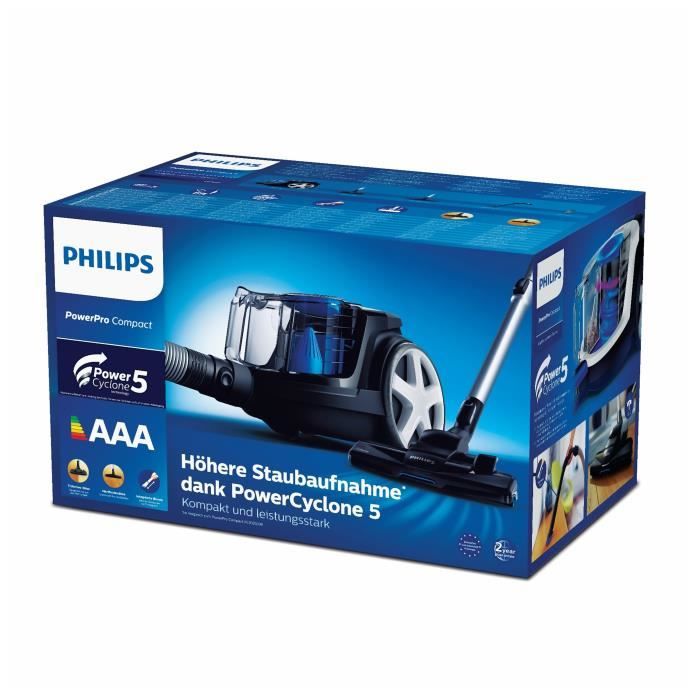 Philips PowerPro Compact FC9331 - Aspirateur sans sac - 900 W