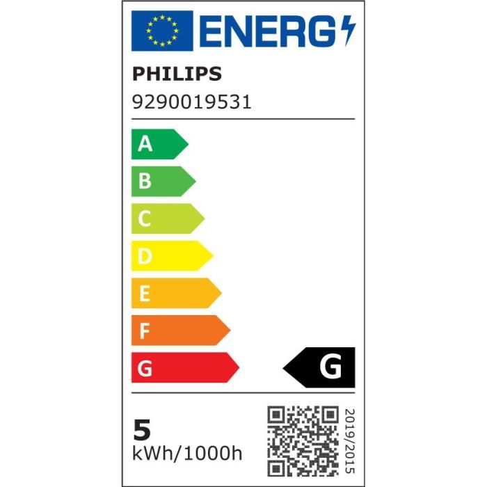 PHILIPS White & Color Ambiance Kit de démarrage ampoule LED connectée GU10 - Pack de 3