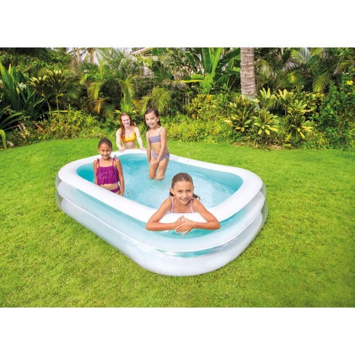 Piscine rectangulaire Family 262x175cm blanc - Intex