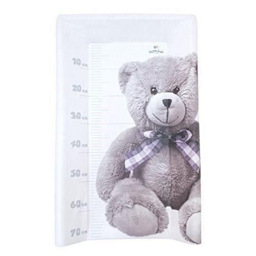 Plan a langer DOMIVA Little Bear - PVC - Matelas intégré - Blanc/Gris - 50 x 80 cm - Paloma Tech