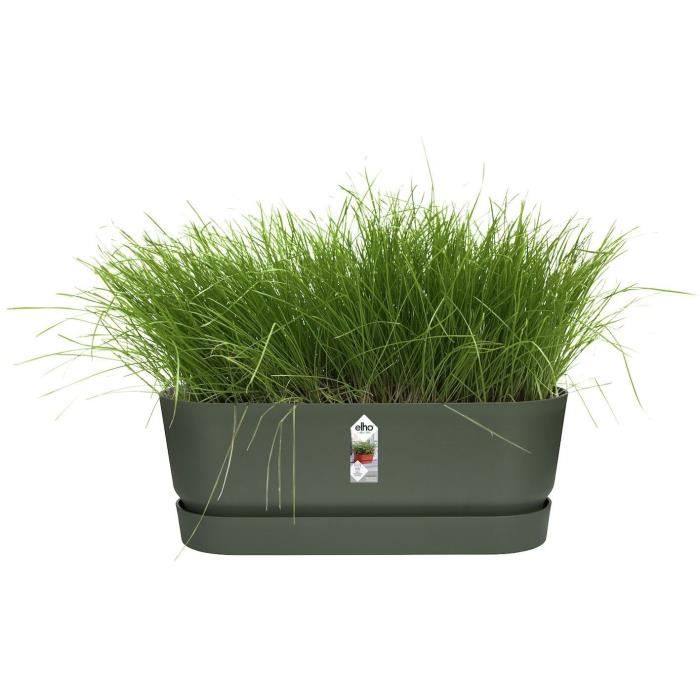 Planteur Ovale GREENVILLE - Plastique - Ø50 - Leaf Green ELHO