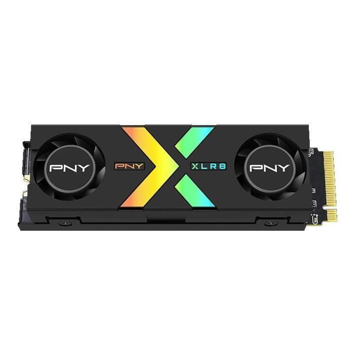 PNY - CS3150 XLR8 Gaming EPIC - X RGB - Disque dur SSD Interne - 1To - M.2 NVMe - RGB Heatsink (M280CS3150XHS - 1TB - RB) - Paloma Tech