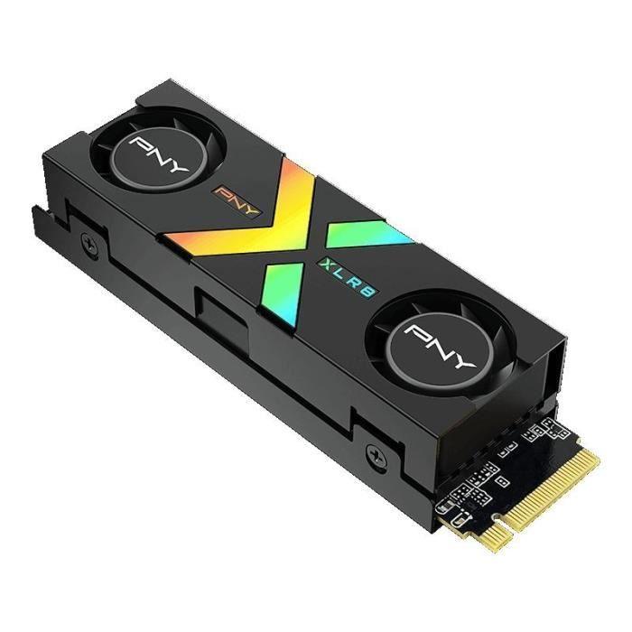 PNY - CS3150 XLR8 Gaming EPIC - X RGB - Disque dur SSD Interne - 1To - M.2 NVMe - RGB Heatsink (M280CS3150XHS - 1TB - RB) - Paloma Tech