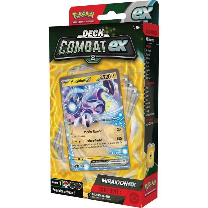 Pokémon: Deck de combat ex Miraidon ex ou Victini ex