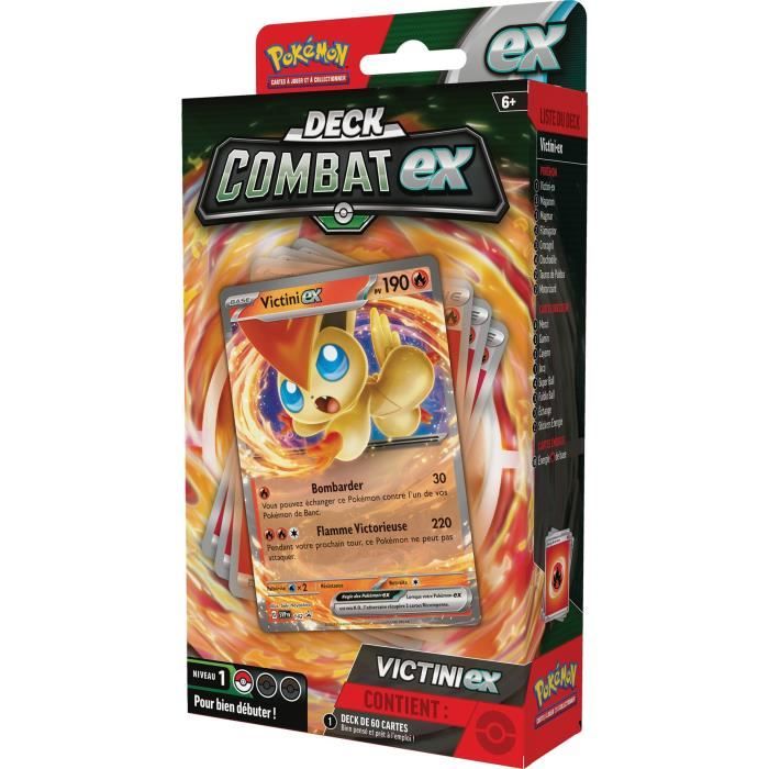 Pokémon: Deck de combat ex Miraidon ex ou Victini ex