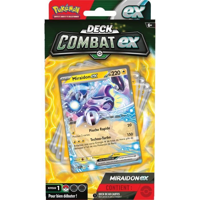 Pokémon: Deck de combat ex Miraidon ex ou Victini ex