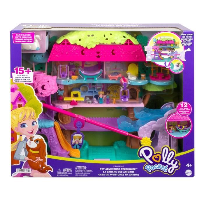 Polly Pocket-Pollyville-La Maison dans les Arbres a partir de 4 ans HHJ06