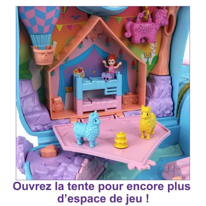 Polly Pocket-Soirée Pyjama-Grand Coffret Lama Surprises des 4 ans HHX74