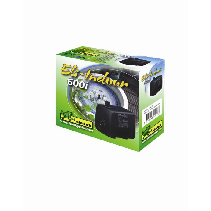 Pompe de bassin - UBBINK - Eli-Indoor 600i - Débit 500l/h - Puissance 9 watts UBBINK