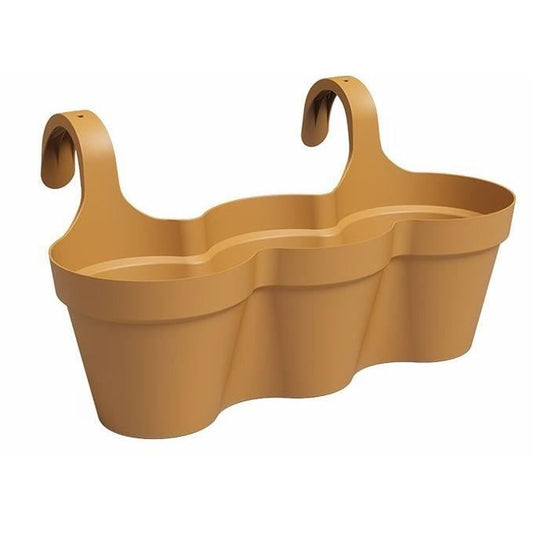 Pot ARTEVASI - CAPRI TRIPLE - Balcon - Jaune miel - L54 x P30,5 x H28 cm ARTEVASI