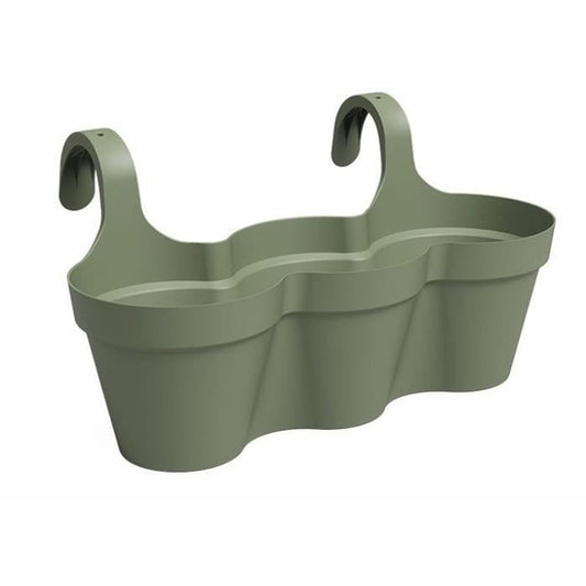 Pot ARTEVASI - CAPRI TRIPLE - Balcon - Vert Cendre - L54 x P30,5 x H28 cm ARTEVASI