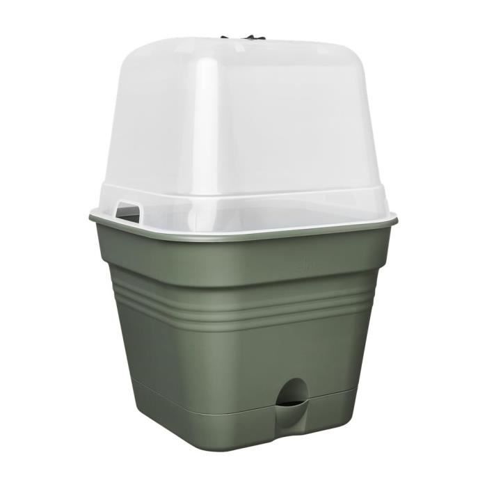 Pot de culture ELHO Green Basics Carré - Ø 35 - Plastique - 14 l - Vert ELHO