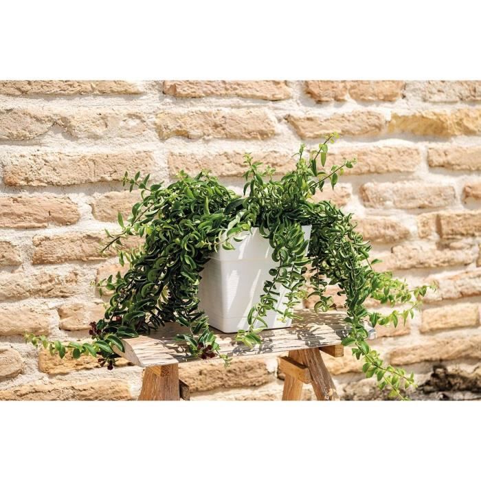 Pot de fleur - DEROMA - Quadro Save R - 31L - 35cm - Blanc DEROMA