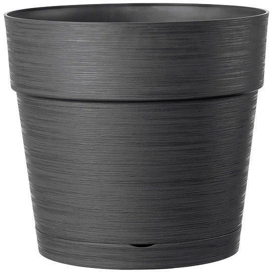 Pot de fleur - DEROMA - Vaso Save R - 58L - 48cm - Gris foncé DEROMA