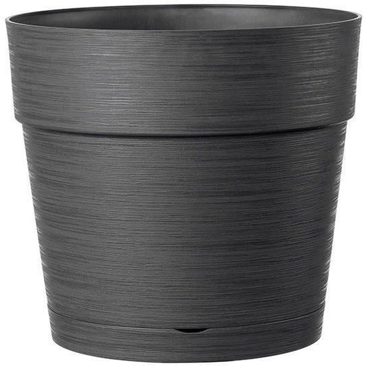 Pot de fleur - DEROMA - Vaso Save R - 58L - 48cm - Gris foncé DEROMA