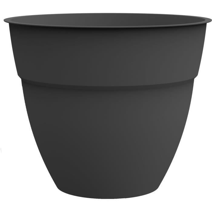 Pot de Fleur EDA Osaka - Gris anthracite - Ø 40 cm - Volume 28,3 L EDA PLASTIQUE